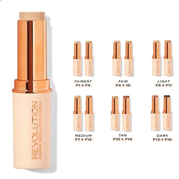 REVOLUTION F8 Fast Base Foundation Stick Makeup Revolution - Picture 5 of 6
